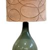 Table Lamp with Ceramic Tear Drop Base