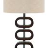 Table Lamp with Three Rings - 27''