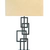 Table Lamp Abstract Metal - 28"