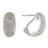 Miadora 1 Carat T.W. Round Diamond Sterling Silver Stud Earrings