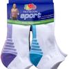 Fruit of the Loom Ladies Sport Ankle- 6 pairs