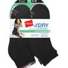 Hanes Dry Womens cushion Ankle sock – 6 pairs