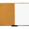 Economy Combination Dry-Erase/Cork Bulletin Board-2' x 11/2'