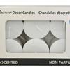 6 Pack Unscented Votives - White