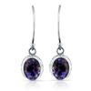 Oval Amethyst Earring