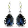 Sterling Silver Blue Iolite Earrings