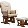 Sleigh Glider Rocker/Ottoman Combo