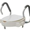 1med 4" Raised Toilet Seat with Flip Back Arms and Lid & 1med Adjustable Transfer Bench