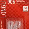 Sylvania Long Life 906LL Automotive Miniature Bulb, 2pk