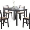 Corey Cappuccino 5 Piece Dining Set