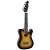 Mahalo Double Cutaway Style Ukulele with Case (SUTL1) - 3 Tone Sunburst