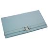 RKW Collection Leather Travel Wallet (TW-2086) - Pale Blue