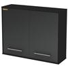South Shore Karbon 3-Shelf Garage Cabinet (5227972) - Black/Charcoal