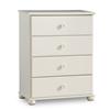 South Shore Sand Castle 4-Drawer Chest - Pure White