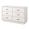 South Shore Logik Pure Double Dresser - Pure White