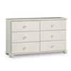 South Shore Sand Castle Double Dresser - Pure White