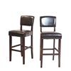 Simpli Home Avalon 29" Bar/Counter Stool (INT-AXCAVA-BRSTL-29) - Dark Brown