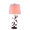 Gen Lite Arabesque 29-1/2'' S With Crystal At Top And Bottom Table Lamp