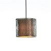 Laser-cut Painted Steel Mini Pendant Lamp