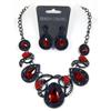 SIMON CHANG™ Black Necklace & Earrings Set