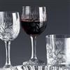 Brilliant® Set of 4 'Pinwheel' Crystalline 170 ml Wine Glasses
