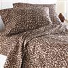 'Animal' Cotton Flannel Sheet Set And Pair Of Pillowcases