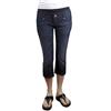 reform jeans™ Zip Crop Denim With Removable Low Belly Maternity Band