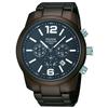 Pulsar® Men's Brown Aluminum Chronograph Watch