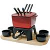 Swissmar Mont Blanc 15-pc. Cast Iron Fondu Set