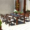 Nelson 7-piece Rosewood Eucalyptus Dining Set