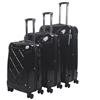 Mancini 3-Piece 4-Wheeled Suitcase Set (LPC130) - Black