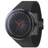 odm Blink Round Analog Watch (DD13106) - Black Silicone