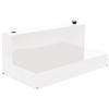 Tradesman Full Size L Shape Storage Tank, White (80 Gallons)