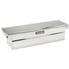 Tradesman 71 inch Cross Bed Truck Tool Box, Full Size, Single Lid, Push Button, Deep Well, Aluminum