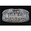 Crystal World Inc. 14 Inches Round Flush Mount