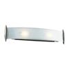 Contemporary Beauty Contemporary Beauty 2 Light Bath Light with Acid Frost Glass and Satin Nicke...