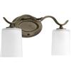 Progress Lighting Inspire Collection Antique Bronze 2-light Bath Light