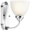 Progress Lighting Heart Collection 1-light Polished Chrome Bath Light