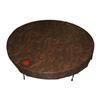 Canadian Spa Company Round Brown 5 Inches/3 Inches Tapered Spa Cover - 78 Inches