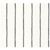 The Wallpaper Company 20.5 In. W Black and White Ribbon Stripe Wallpaper