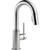 Delta Trinsic Single-Handle Pull-Down Sprayer Kitchen Faucet in Arctic Stainless