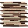 MSI Stone ULC Aspen Interlocking Glass/Stone Mesh-mounted Mosaic Wall Tile