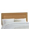 Skyline Furniture MFG. Upholstered Full Headboard in Premier Microsuede Saddle