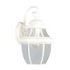 Illumine Providence 1 Light White Incandescent Wall Lantern with Clear Beveled Glass