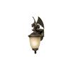 Illumine 1 Light Wall Mount Bronze Finish Cognac Antiqued Glass