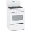 GE White 24 Inch Free Standing Electric Standard Clean Range - JCAS745MWW