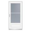 EMCO 32 Inch Width, 400 Series Self-Storing, White Door, Nickel Hardware