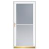 Andersen 32 Inch Width, 2000 Series Self-Storing, White Door, Brass Hardware