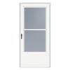 EMCO 34 Inch Width, 200 Series Triple-Track, White Door, Black Hardware