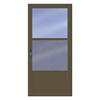 EMCO 34 Inch Width, 75 Series Self-Storing, Bronze Door, Black Hardware